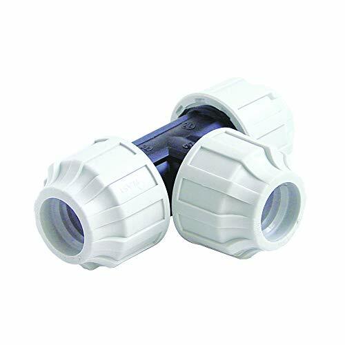 STP fittings 08335294 - Tubo di collegamento a T in polipropilene, 25 x (b1m)