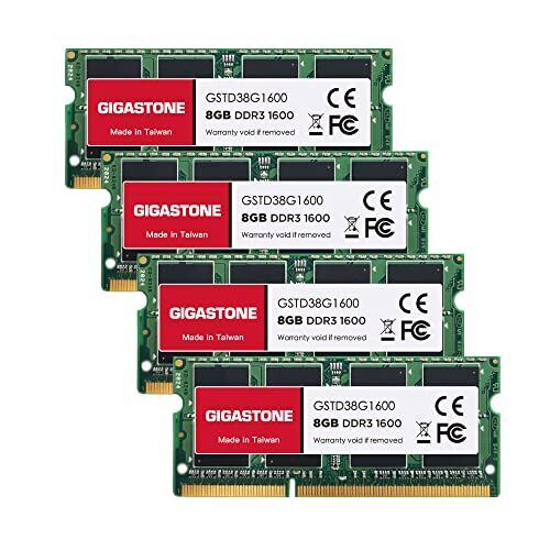 [RAM DDR3] Gigastone Computer Portatile RAM 32GB (4x8GB) DDR3 32GB (O8K)