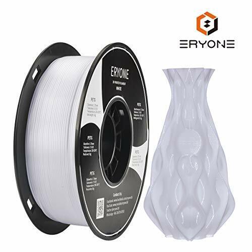 Filamento PETG 1,75 mm Trasparente Blue, ERYONE PETG filamento per (s3w)