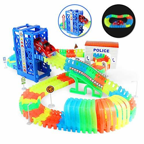 Pista Macchinine Luminosa Giocattolo Pista Flessibile Macchinine 120 (W6m)