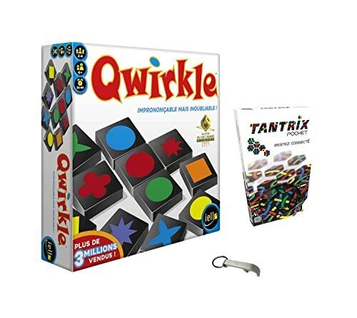 Tantrix Pocket + Qwirkle + 1 apribottiglie Blumie (Qwirkle + Tantrix (J6N)
