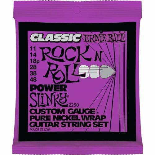 Cordes pour guitare électrique Ernie Ball Power Slinky Classique Rock n (p9s)