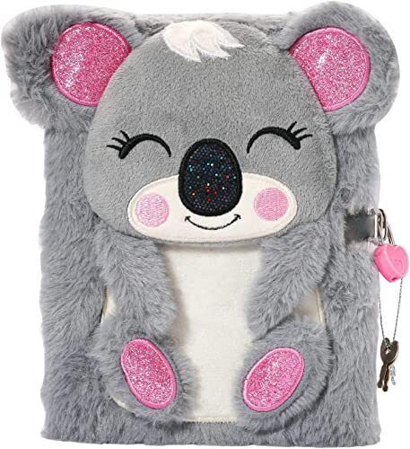powerking Koala diario per Ragazze, diario Segreto con Lucchetto e (N1E)