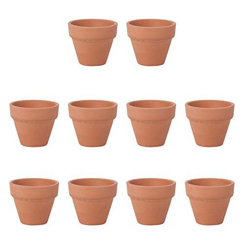 OUNONA 10 mini vasi di terracotta terracotta terracotta ceramica vaso (x7m)