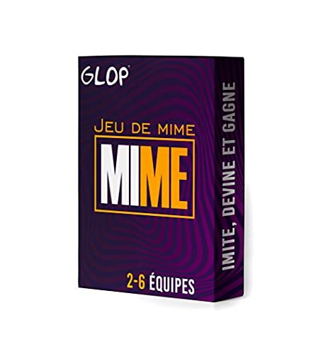 Glop Mime - Jeu de Mime - Jeux de Société - Jeux de Société Adulte (j4q)