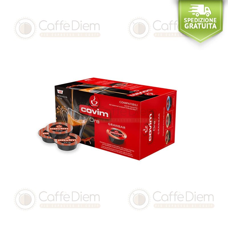 Covim 96 Capsule Compatibili Lavazza A Modo Mio Granbar Caffè Covim A Modo Mio