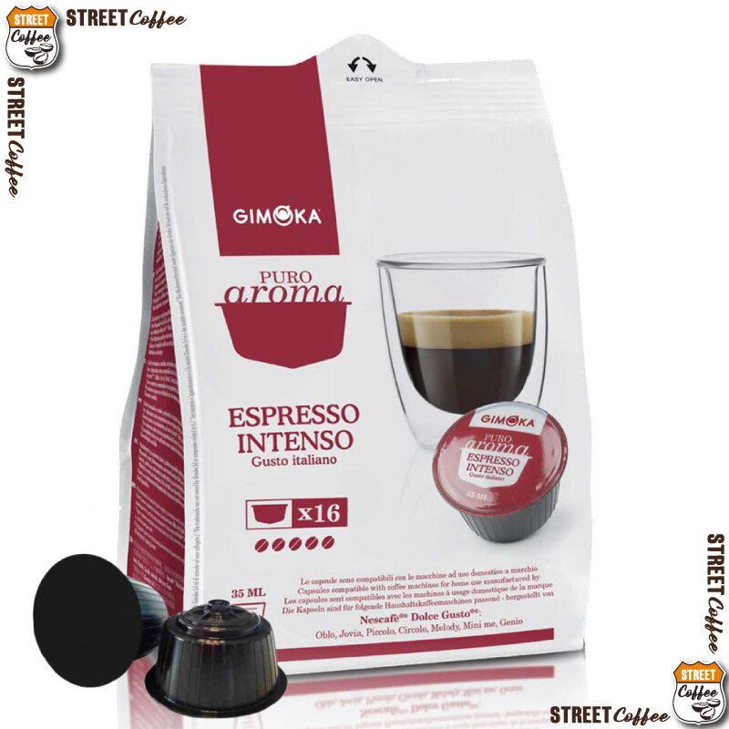 256 Cialde Capsule Caffe Gimoka Nescafè Compatible Dolce Gusto Intenso