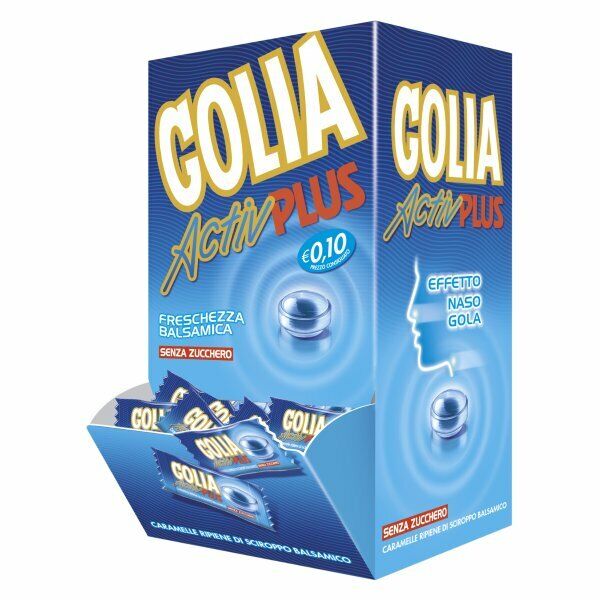 GOLIA ACTIV PLUS MONO  - FORMATO DA 180 CARAMELLE - PERFETTI