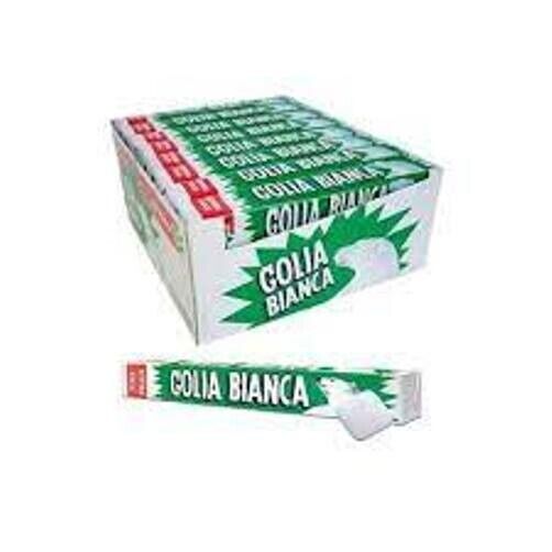 Golia Bianca Caramella Dura Gusto Menta e Liquirizia 8 pezzi