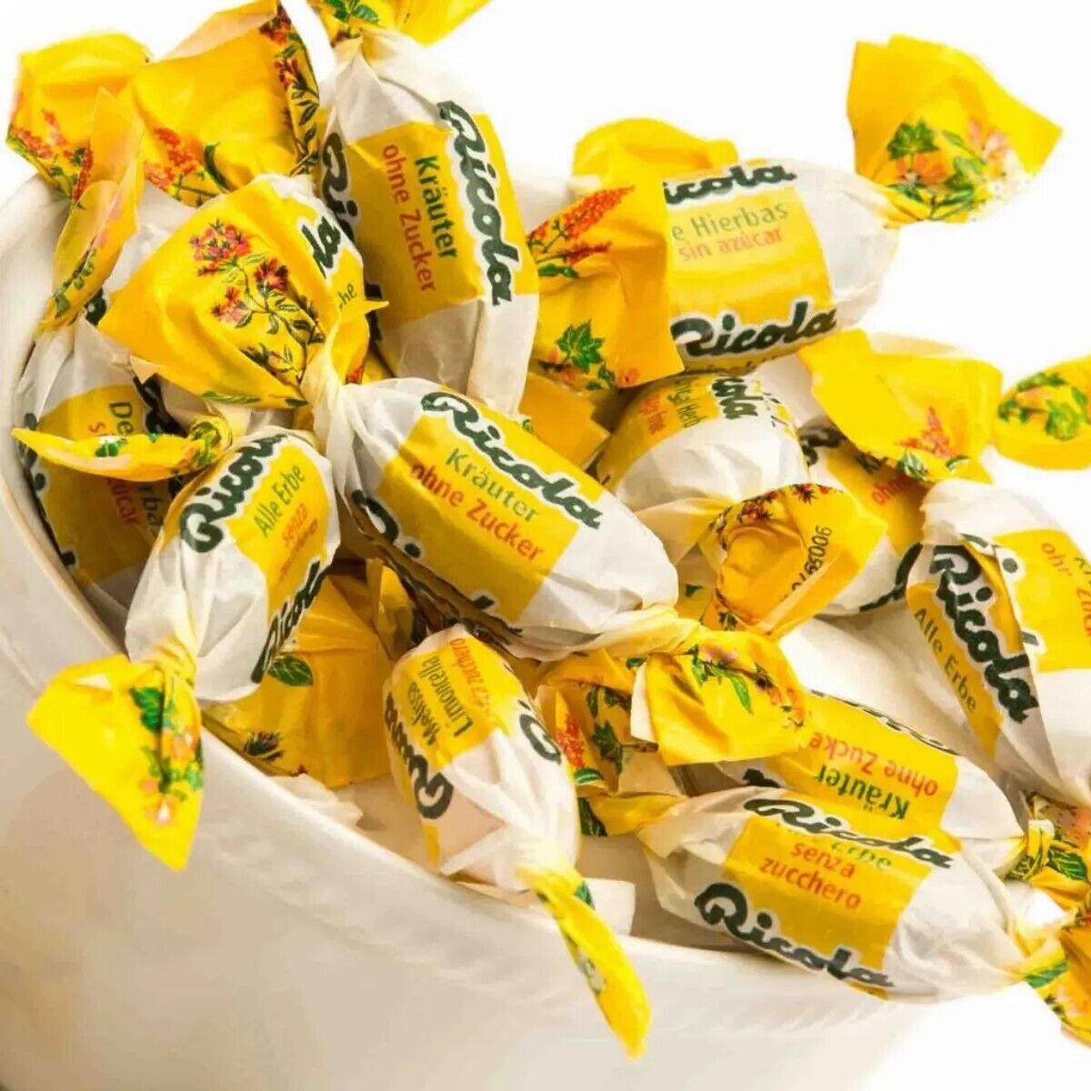 CARAMELLE RICOLA ALLE ERBE BALSAMICHE- SENZA ZUCCHERO-  SACCHETTO DA gr:500