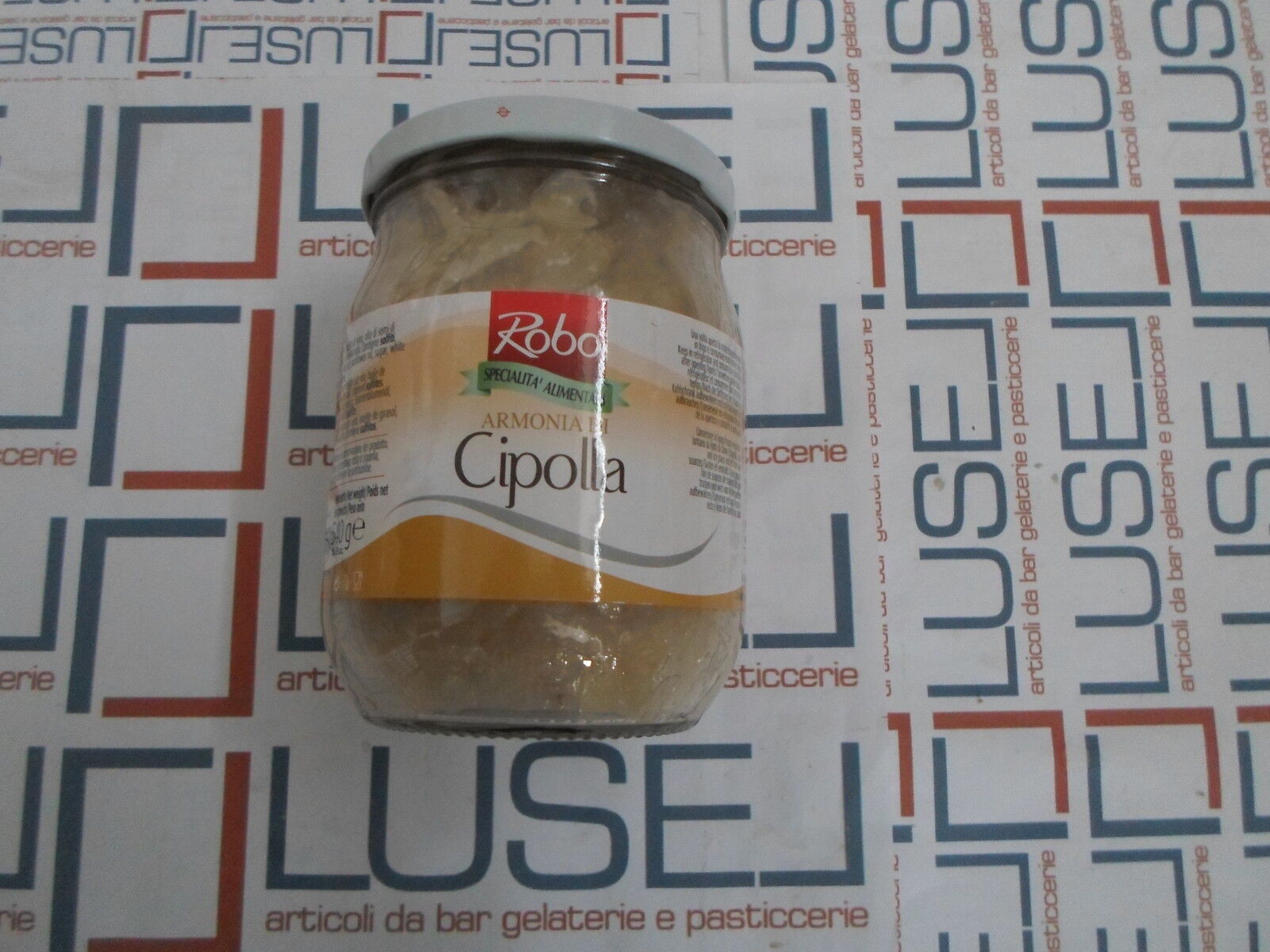GR 540 CREMA SALSA ALLA CIPOLLA  IN VASO DI VETRO CREAM OF ONION PER PASTA PIZZA