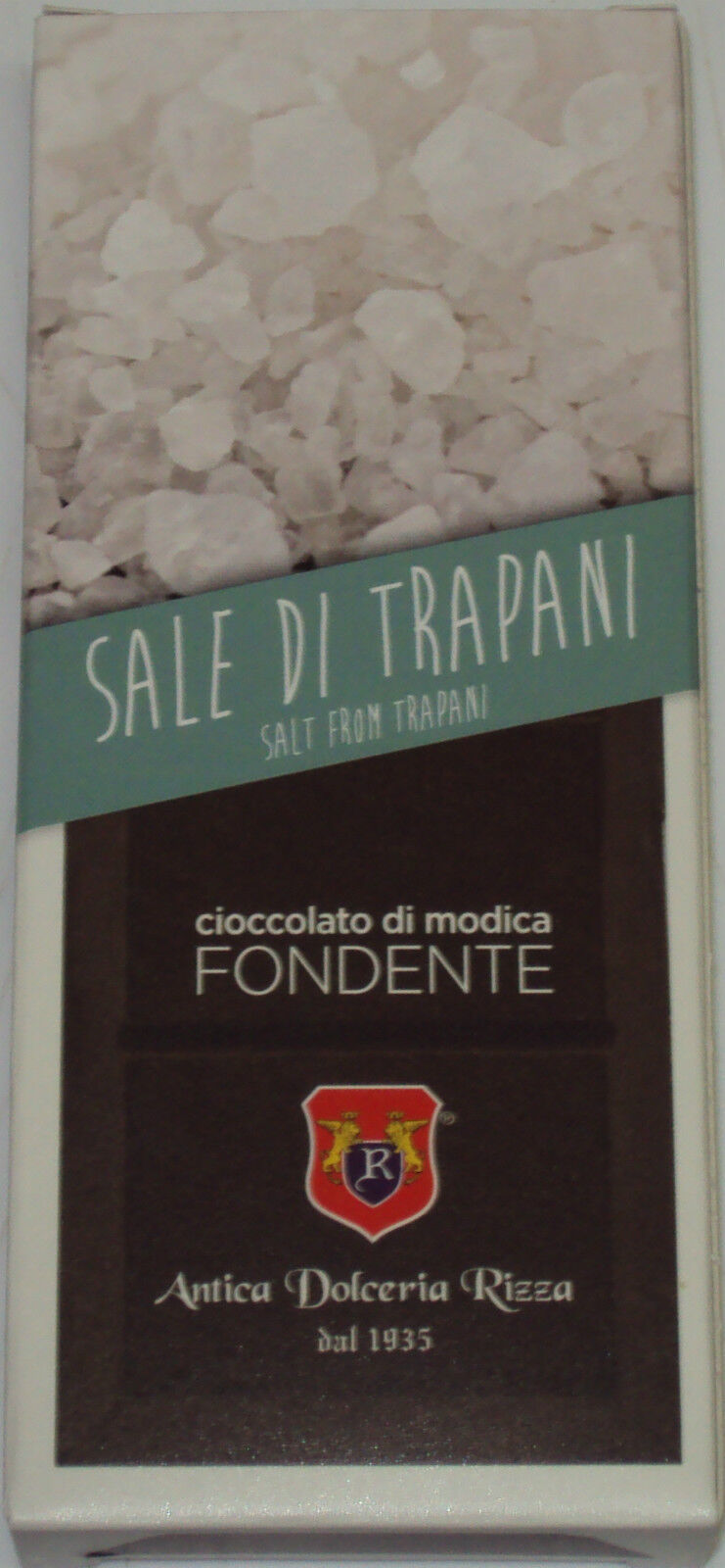 CIOCCOLATO DI MODICA SALE DI TRAPANI ANTICA DOLCERIA RIZZA DAL 1935  300G