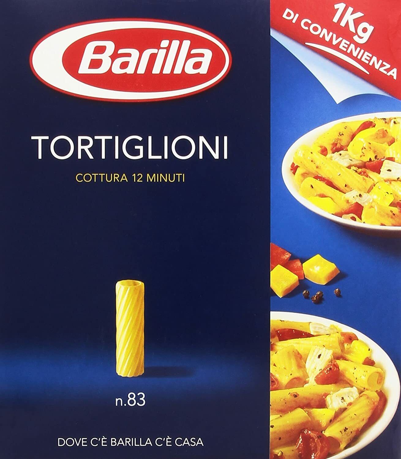 Barilla - Tortiglioni, Cottura 12 Minuti - 1000 g