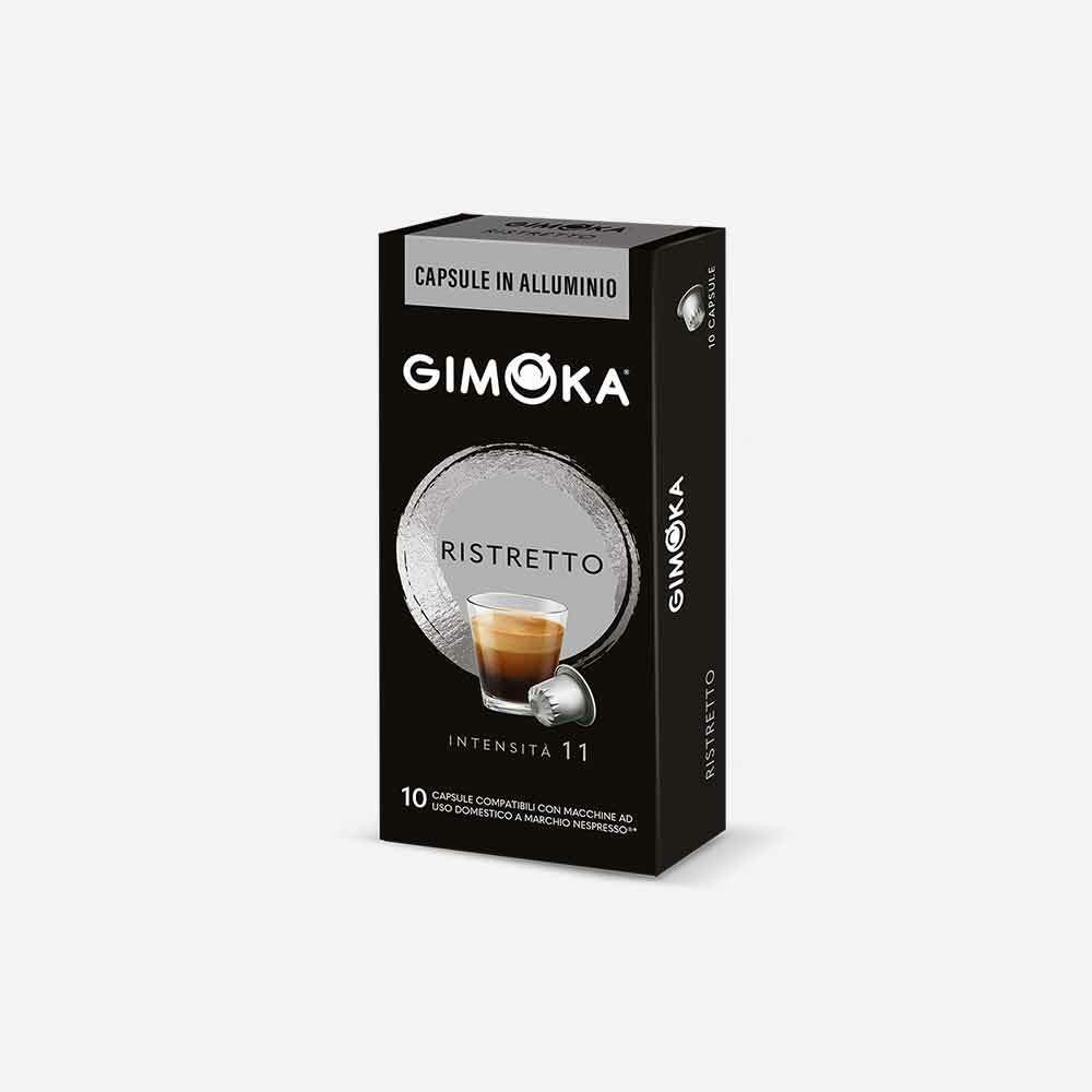 Gimoka Compatibili Nespresso Ristretto Alluminio - conf. 100 Capsule