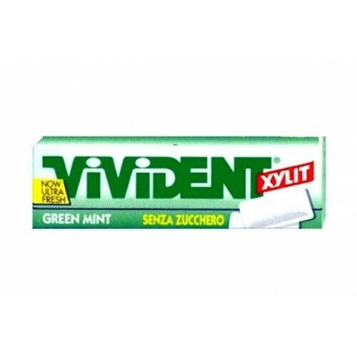 VIVIDENT  XYLIT VERDE STICK  - CHEWING GUM -  40 PEZZI