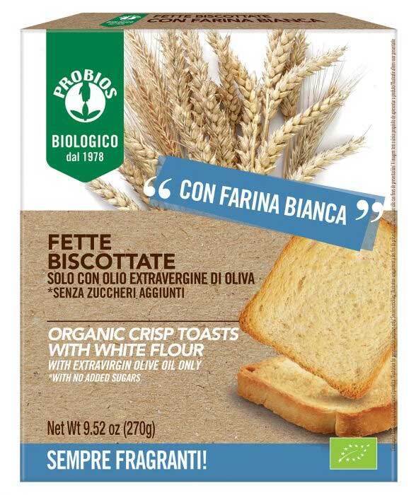 Fette Biscottate Con Farina Bianca Probios 270g