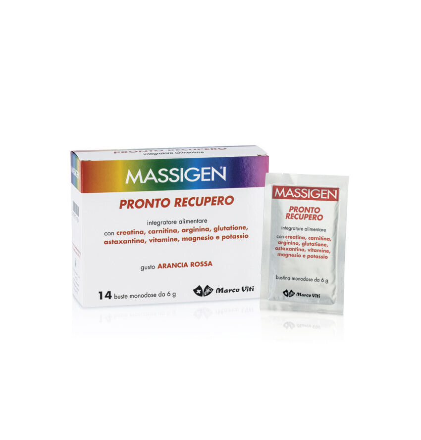 Marco Viti Massigen Pronto Recupero Integratore Alimentare 14x6g