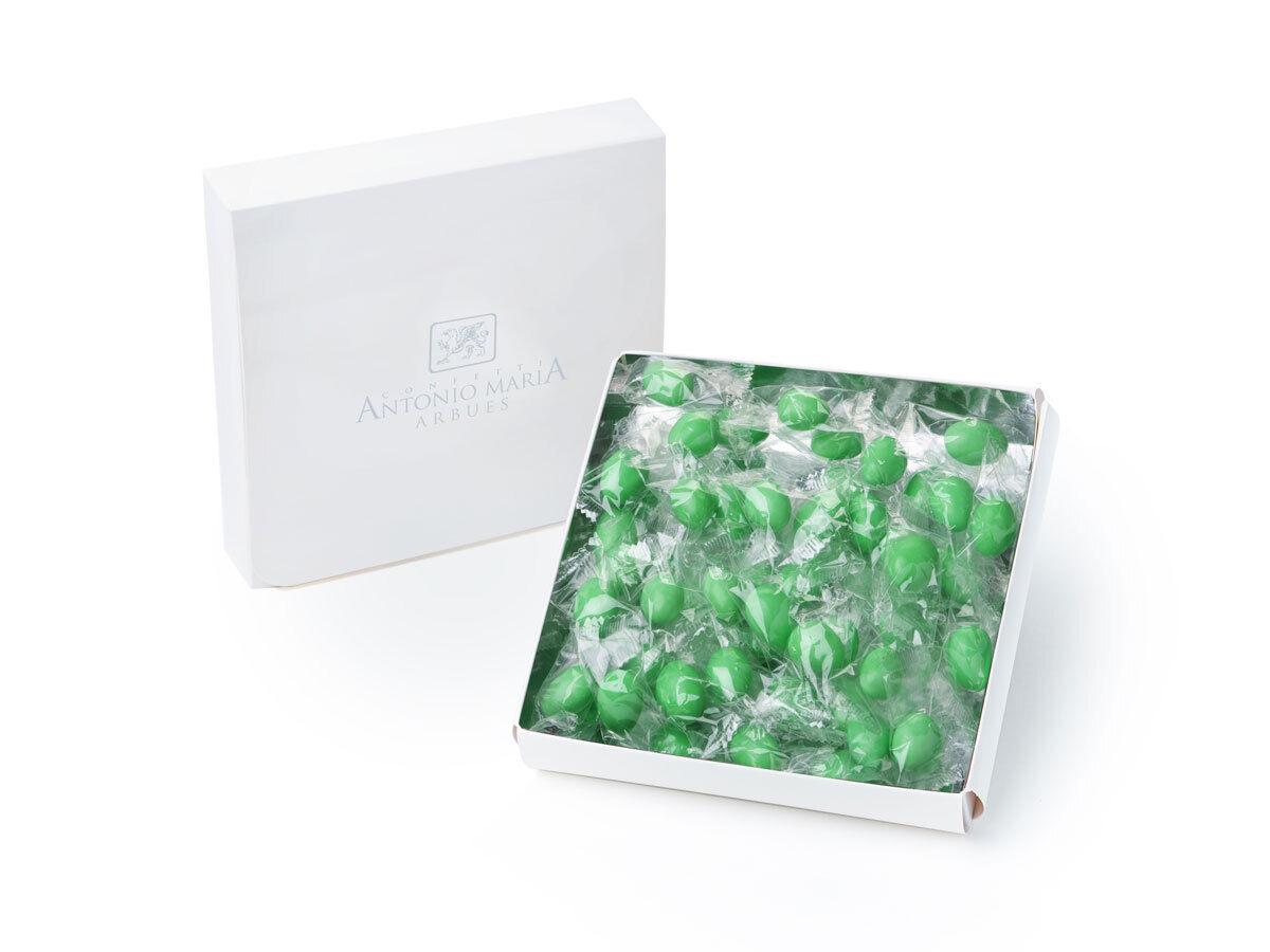CONFETTI Arbues Choccomandorla VERDI INCARTATI Singolarmente - Astuccio 400g