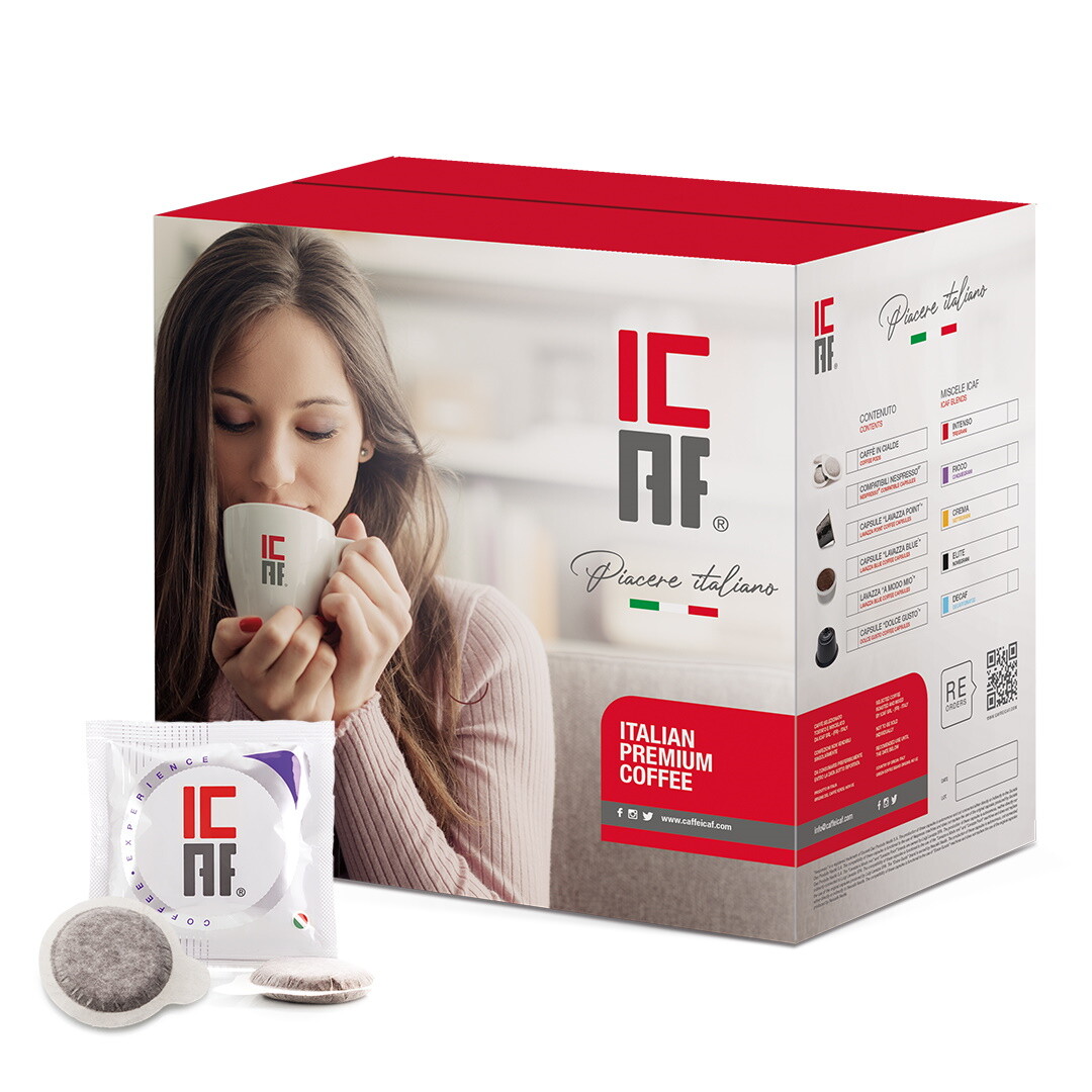150 Cialde caffè ESE 44mm - ICAF "Ricco-Cinquegrani"