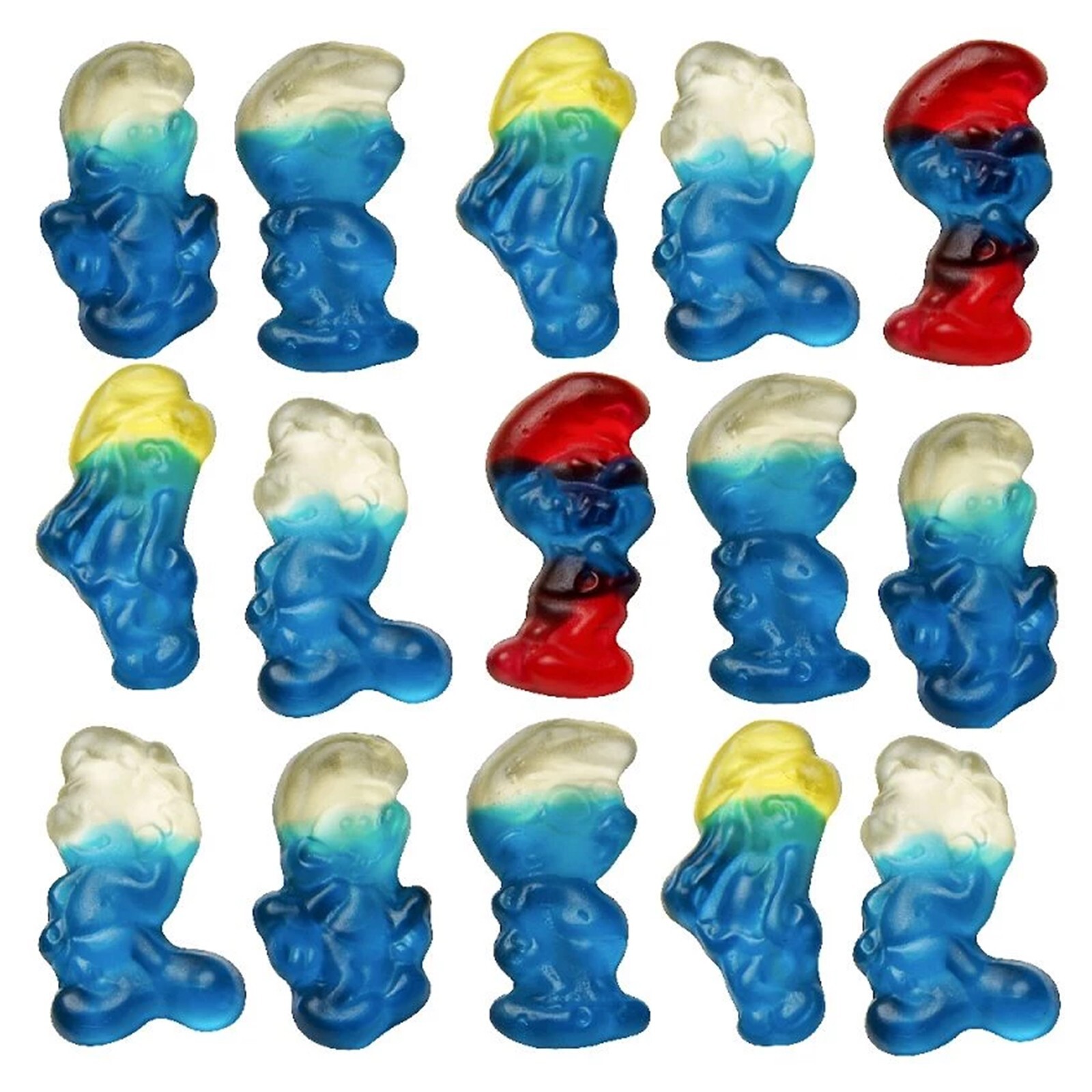 Haribo I Puffi Caramelle Gommose Lucide Gusto Frutta Busta da 2 Kg