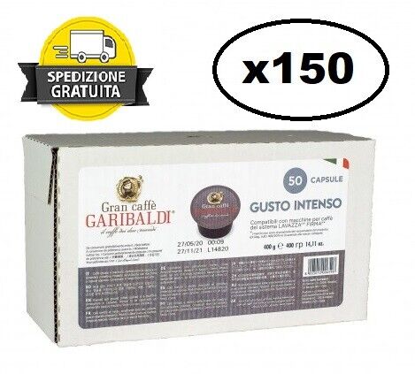150 CAPSULE GRAN CAFFÈ GARIBALDI INTENSO COMPATIBILI LAVAZZA FIRMA E VITHA GROUP