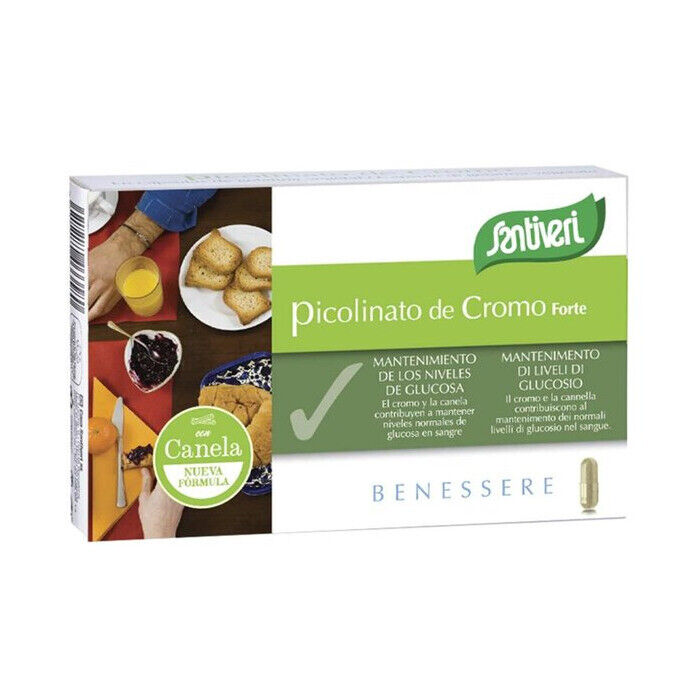 Picolinato De Cromo Forte Santiveri 40 Capsule
