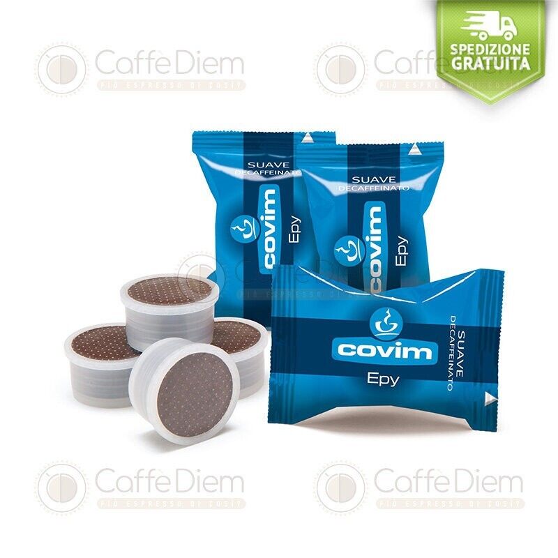 100 Cialde Capsule COVIM DEK DECAFFEINATO Compatibili Lavazza Point Mini