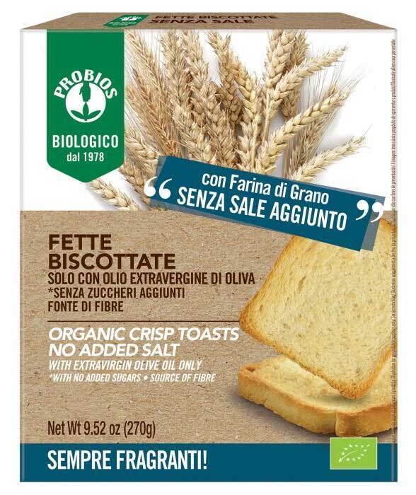 Fette Biscottate Senza Sale Probios 270g