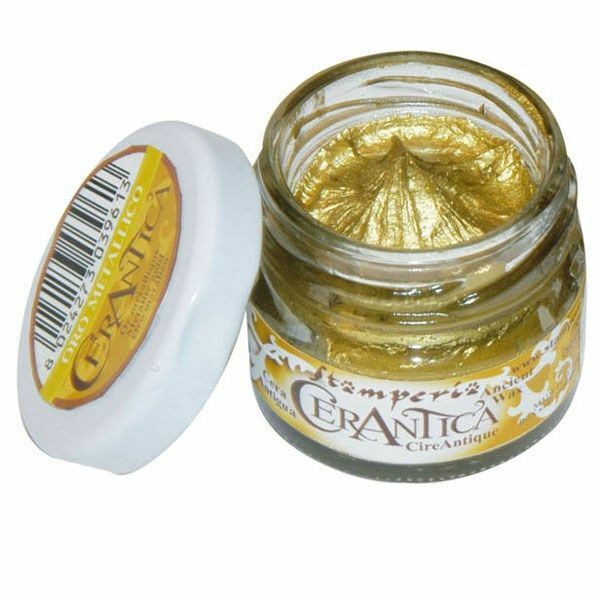 Cera Antica colore Oro Metallico - by Stamperia - coprente per decorazioni