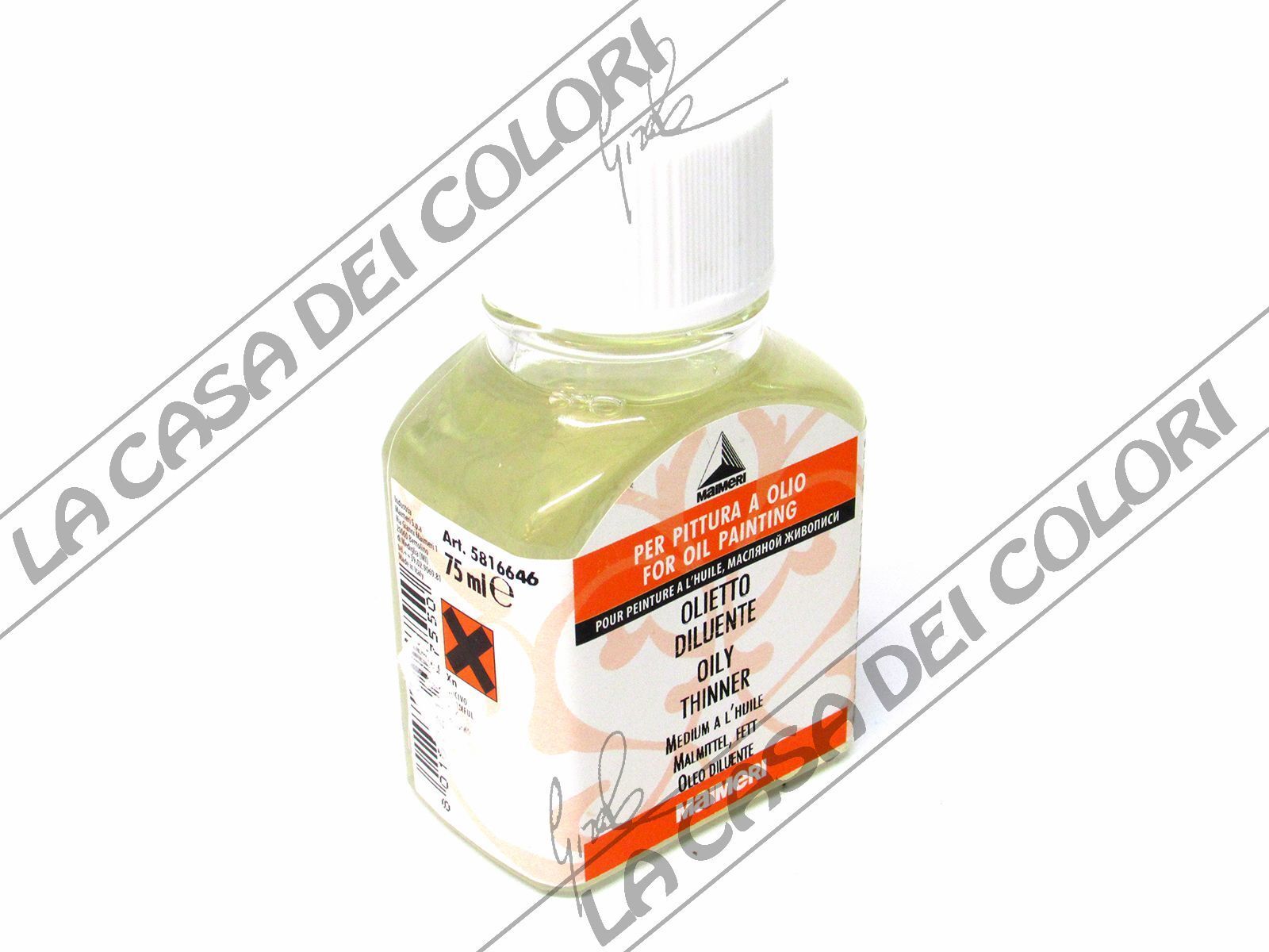 MAIMERI - 646 OLIETTO DILUENTE - 75 ml - AUSILIARI PER PITTURA AD OLIO