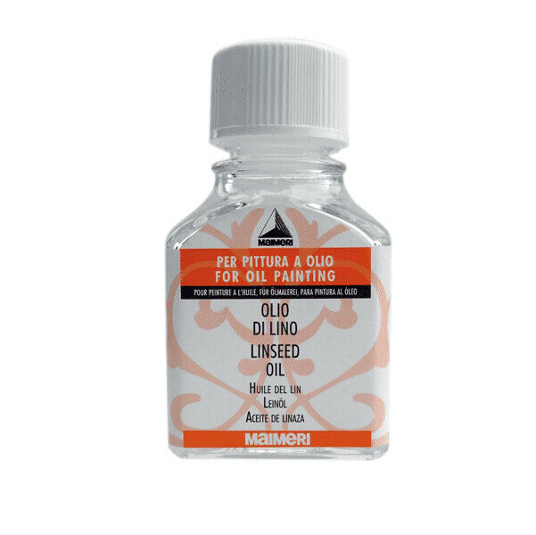 Olio di lino MAIMERI 75ml. - Per pittura ad olio