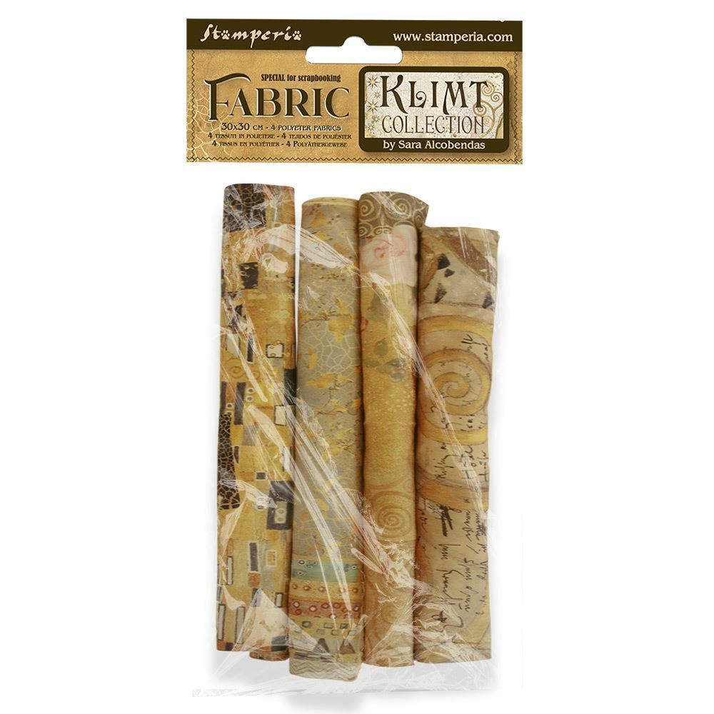 Stoffa Klimt 30 x 30 tessuto cucito creativo