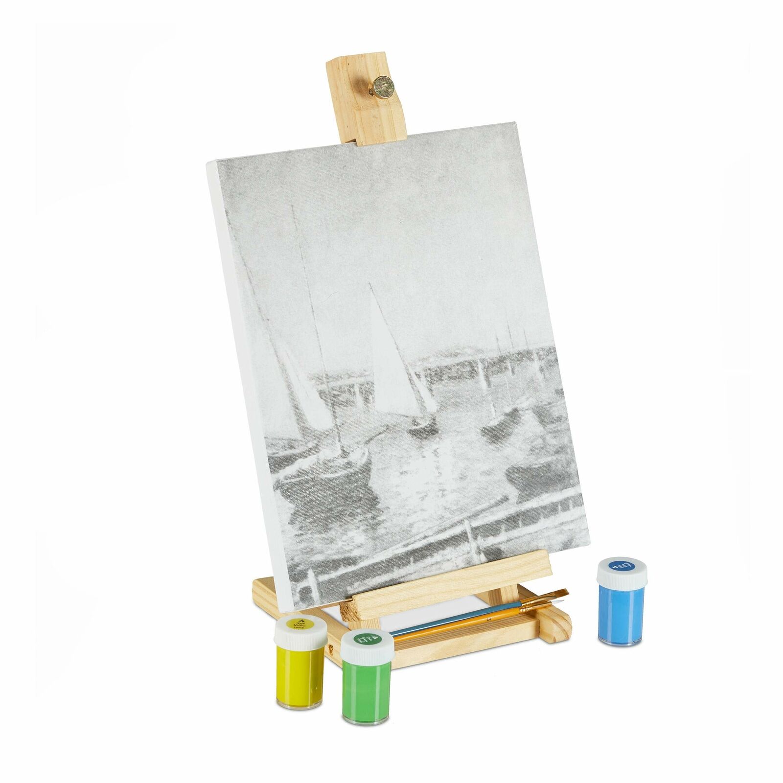 Relaxdays Cavalletto per Espositore Quadri, Cavalletto da Pittore, (b8I)