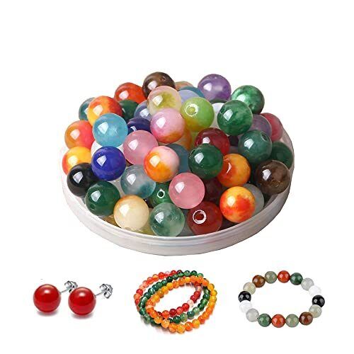 Srup 100 Pezzi Cristalli per Bigiotteria, Perle per Bigiotteria 10 MM, (l6U)