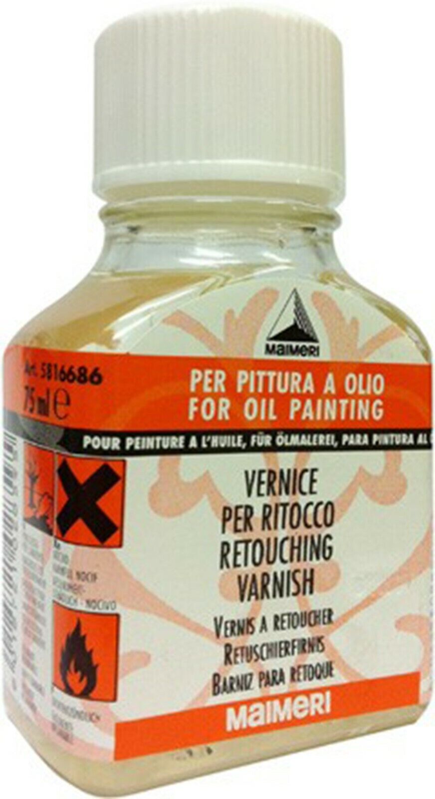 MAIMERI - 686 VERNICE PER RITOCCO - 75 ml - AUSILIARI PER PITTURA AD OLIO