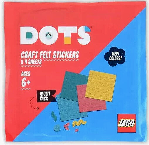 LEGO DOTS • ADESIVI IN FELTRO Craft Felt Stickers 6418411 Store Exclusive NEW