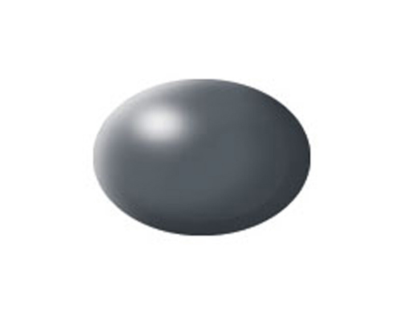 Aqua Color Dark Grey Silk (18 ml) REV36378 - revell modellismo