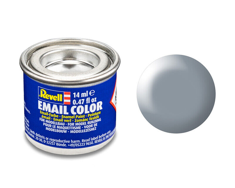 Revell 32374 Email Color Grey Silk RAL7001 (14ml) modellismo
