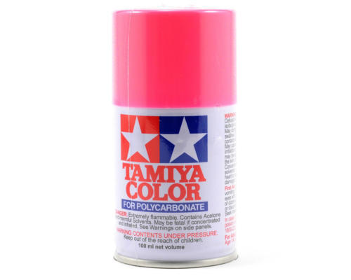 TAMIYA COLORE SPRAY PER POLICARBONATO FLUORESCENT ROSA  PINK 100 ml     ART PS29