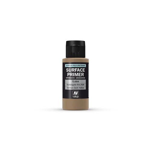Vallejo SURFACE PRIMER: German Dark Yellow RAL7028