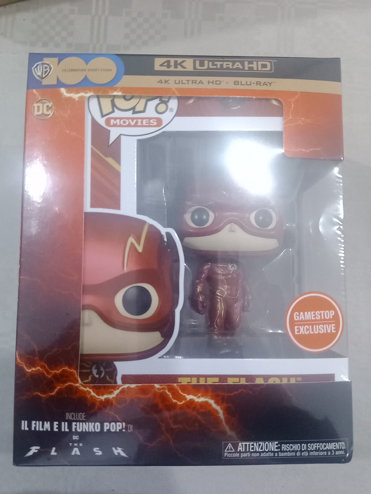 THE FLASH – FUNKO POP +4K+BLU-RAY – BOX – ITA– ENG – GAMESTOP EXCLUSIVE PERFETTO