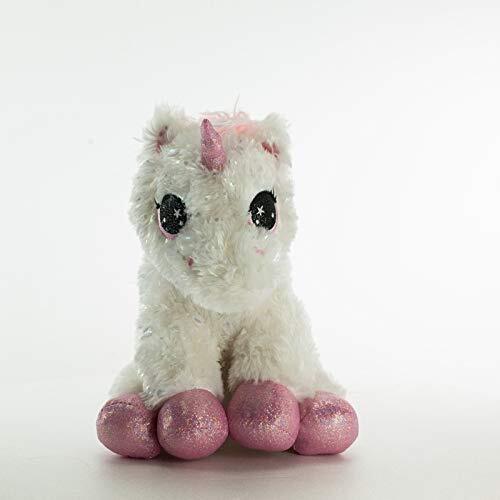 InnoGIO GIOplush Unicorn, Peluche Unicorno 80 cm Bianco con Brillantini, (w5g)