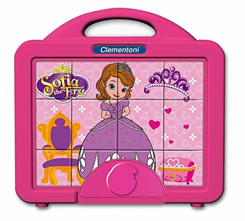 Clementoni- Sofia Puzzle Cubi, 12 Pezzi, 41342 (t9E)