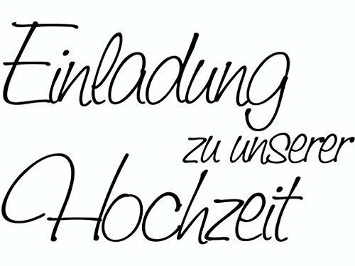 KnorrPrandell 1800002 - Timbro Einladung zu unserer Hochzeit, 6,5 x 4,1 (D6s)