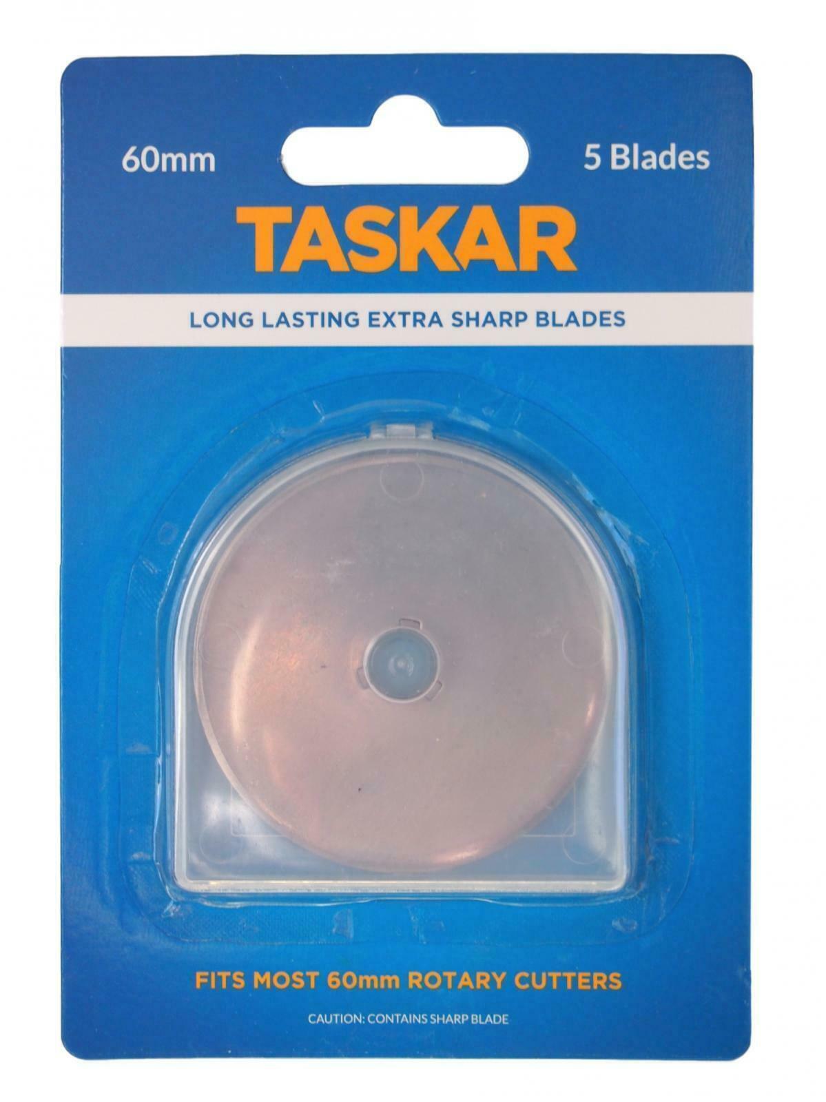 Lame rotanti da 60 mm x 5 pezzi per Olfa Etc di Taskar