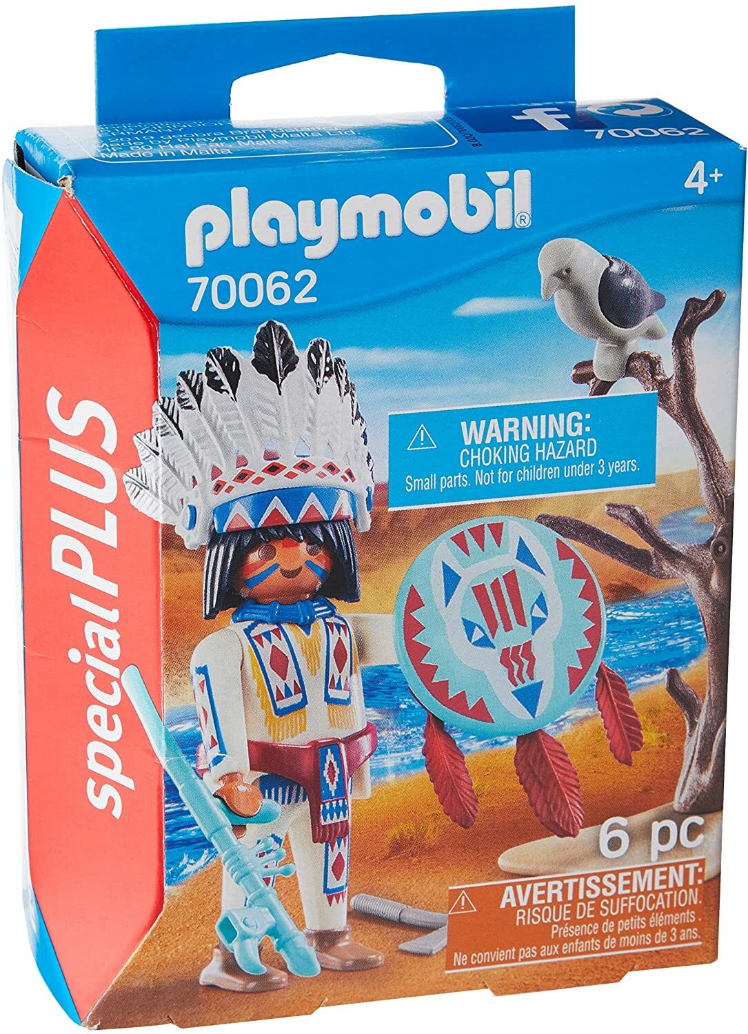 Originale Playmobil Special Plus 70062 Nativo Americano