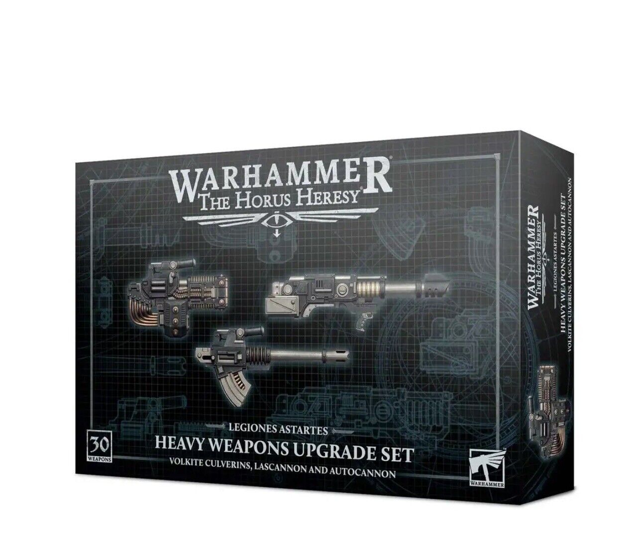Legiones Astartes - H.Weap. UP. Set: Volkite Culverins, Lascannon, Autocannon