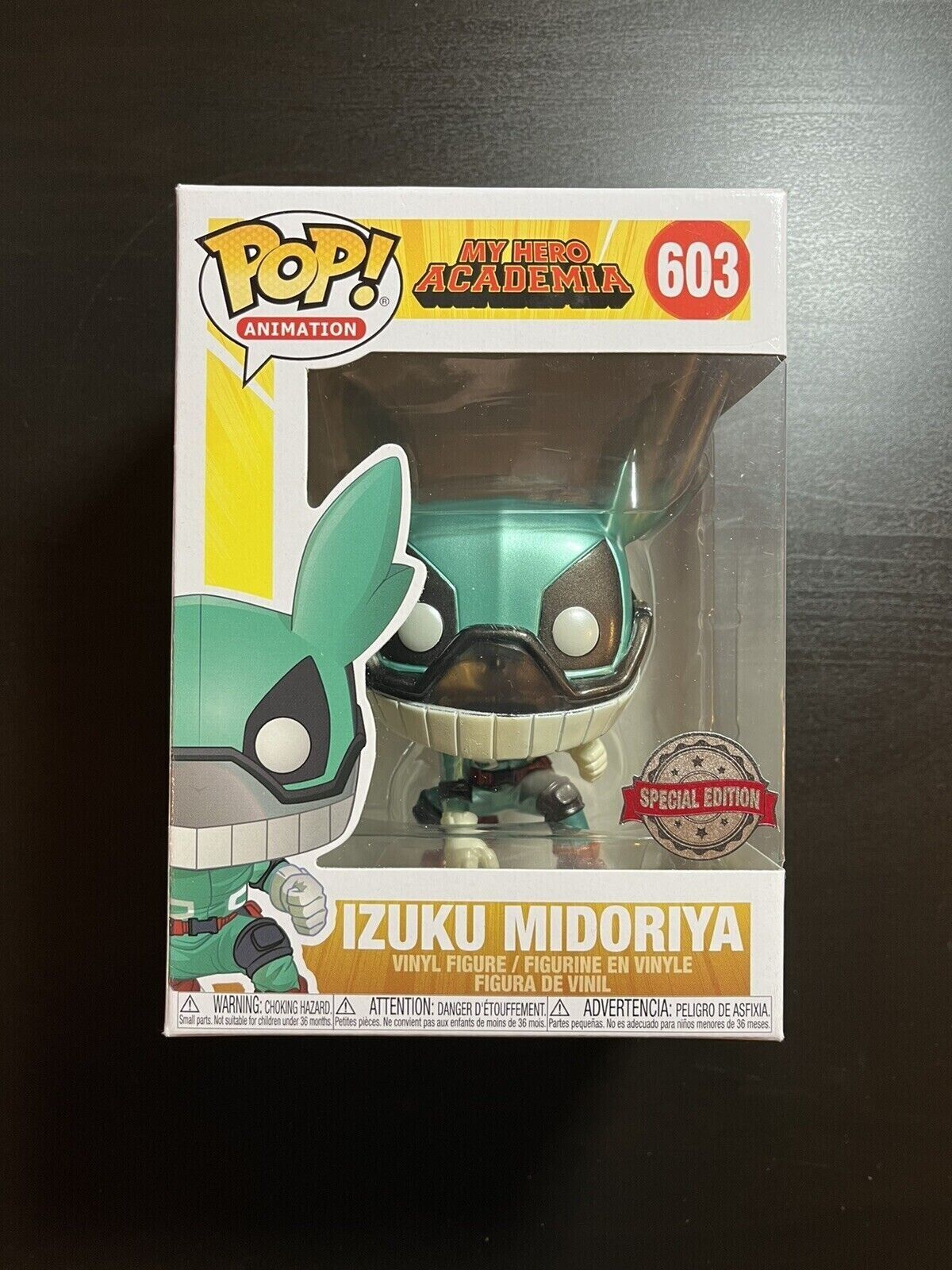 Funko Pop My Hero Academia Izuku Midoriya #603 Metallic Special Ed Vinyl Figure