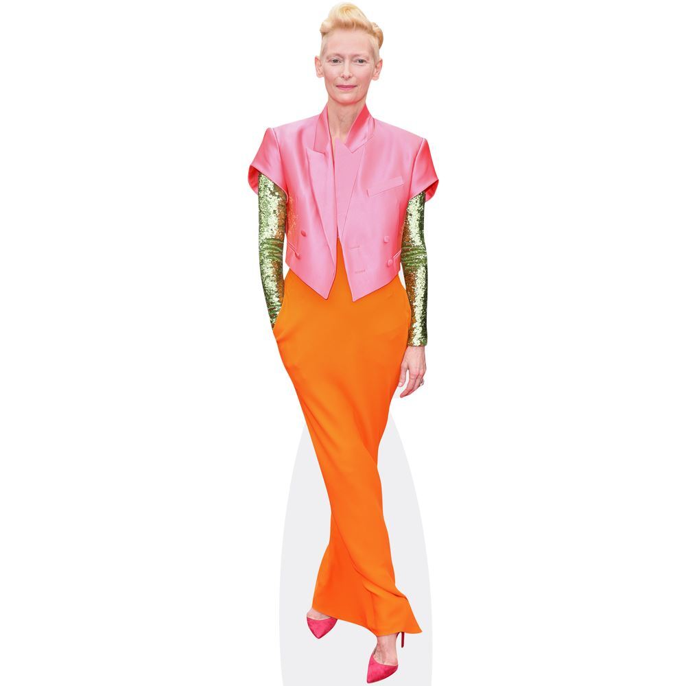 Tilda Swinton (Orange Dress) a grandezza naturale