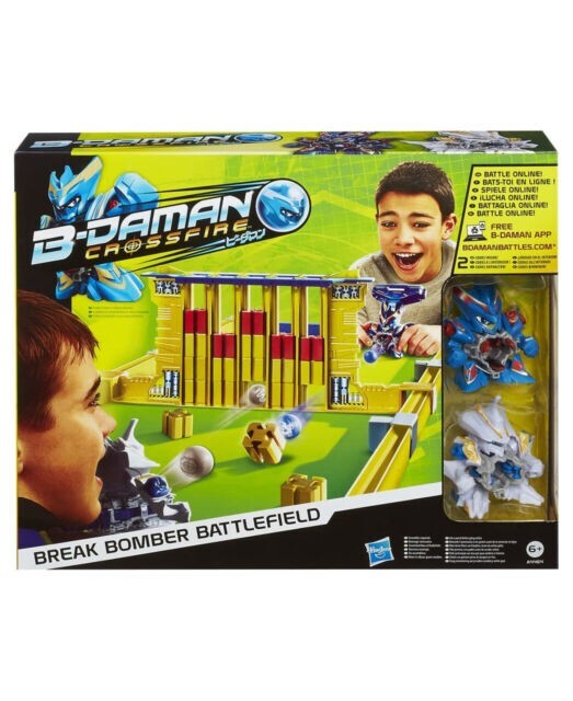 HASBRO B-DAMAN CROSSFIRE BREAK BOMBER BATTLEFIELD SET ARENA